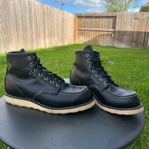 Red Wing Exclusive 8130 Black Chrome Moc Toe 10.5D